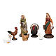 Shepherdesses in resin with animals (2 pieces) for Nativity Scene 13 cm s1