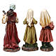 Statue suonatori 3 pz resina per presepe 20 cm s3