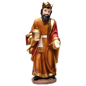 Magi King with presents in resin for 55 cm nativity