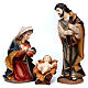 Holy Family in resin for Nativity Scene 55 cm s1