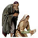 Man and lady with dove for Moranduzzo Nativity Scene 20cm s2
