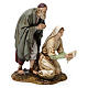 Man and lady with dove for Moranduzzo Nativity Scene 20cm s4