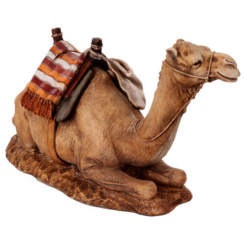 Kamel mit Sattel aus Kunstharz für 20 cm Krippe von Moranduzzo 3