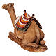 Kamel mit Sattel aus Kunstharz für 20 cm Krippe von Moranduzzo s5