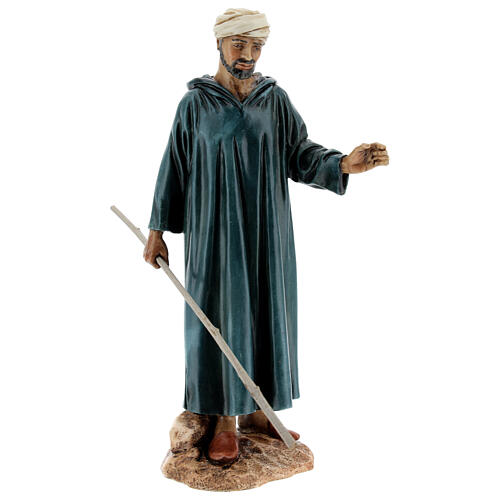Cammelliere con bastone stile arabo resina Moranduzzo 20 cm 1