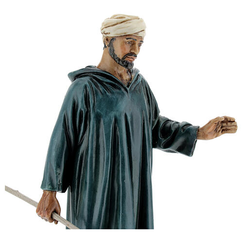 Cammelliere con bastone stile arabo resina Moranduzzo 20 cm 2
