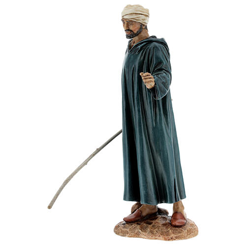Cammelliere con bastone stile arabo resina Moranduzzo 20 cm 3
