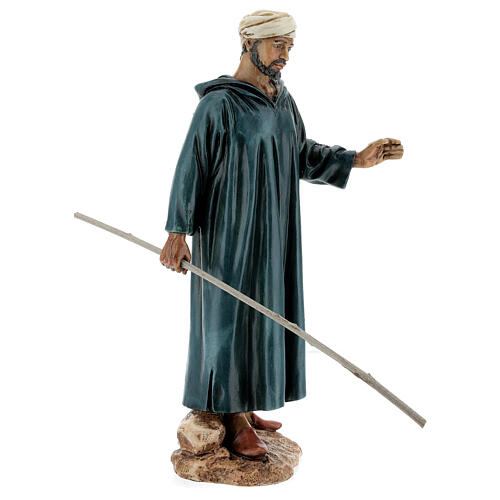 Cammelliere con bastone stile arabo resina Moranduzzo 20 cm 4