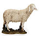 Schaf mit erhobenem Kopf aus Kunstharz für 20 cm Krippe von Moranduzzo s1