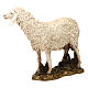 Schaf mit erhobenem Kopf aus Kunstharz für 20 cm Krippe von Moranduzzo s2