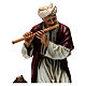 Flötenspieler aus Kunstharz für 20 cm Krippe von Moranduzzo s2