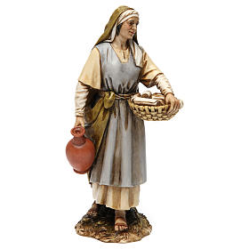 Levatrice in resina per presepe 20 cm Moranduzzo