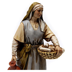 Levatrice in resina per presepe 20 cm Moranduzzo