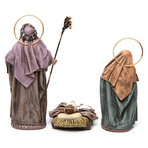 Terracotta Nativity Scene 6 figurines,14 cm 7