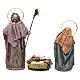 Terracotta Nativity Scene 6 figurines,14 cm s7