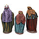 Three Wise Men in adoration in terracotta for Nativity Scene 14 cm s5