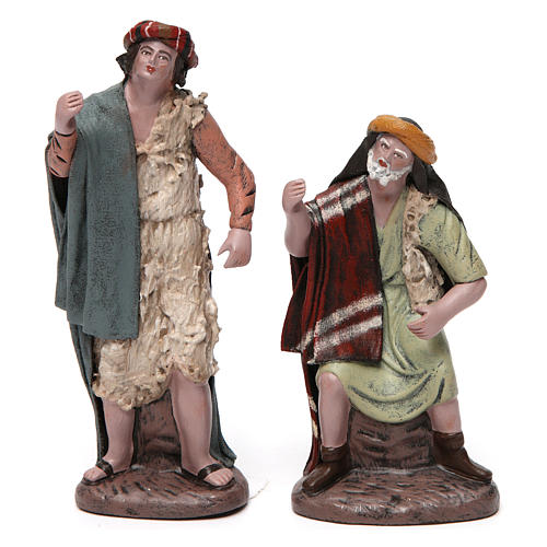 Annunciation to the shepherds figurines for Nativity 14 cm 4