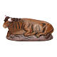 Holy family with ox and donkey 6 pieces in terracotta for Nativity Scene 14 cm s6