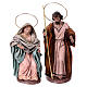 Birth of Jesus with sitting Mary and angel in terracotta for Nativity Scene 14 cm s3