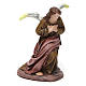 Birth of Jesus with Mary holding drape 6 pieces in terracotta for Nativity Scene 14 cm s4
