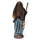 Pastorinha com cesta e bastão presépio 14 cm terracota s4