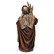 Shepherd with pitchfork in terracotta for Nativity Scene 14 cm s4