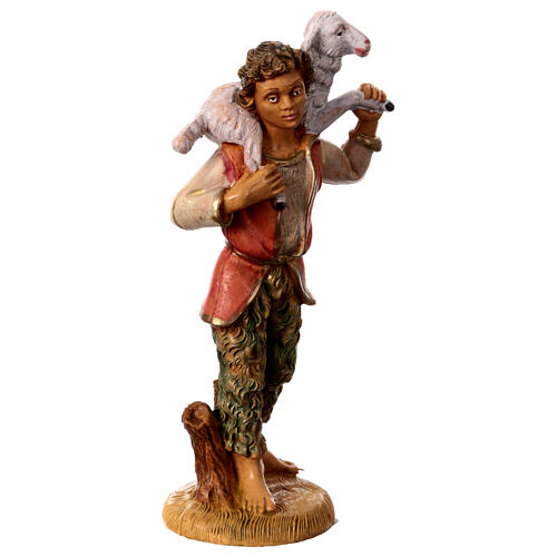 Man with sheep for Nativity Scene 12 cm 3