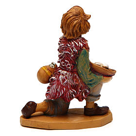 Uomo mendicante per presepe 12 cm 