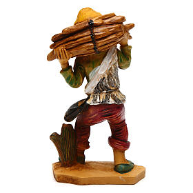 Uomo con legna di 12 cm presepe