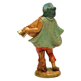 Man with bagpipe for Nativity Scene 12 cm
