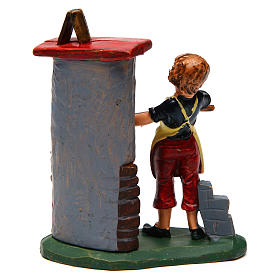 Uomo al forno per presepe 10 cm