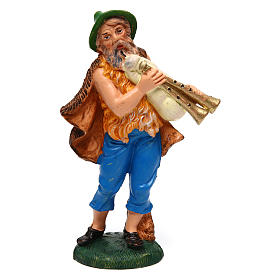 Man Playing the Bagpipe 12 cm nativity