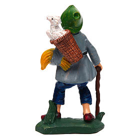 Man with sheep for Nativity Scene 12 cm