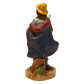 Man with sheep in his arms for Nativity Scene 12 cm