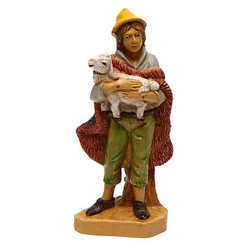 Man with sheep in his arms for Nativity Scene 12 cm 1