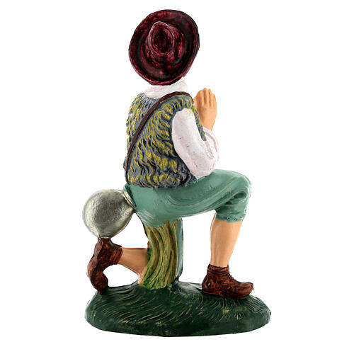 Mężczyzna modlący się figurka do szopki 12 cm 3