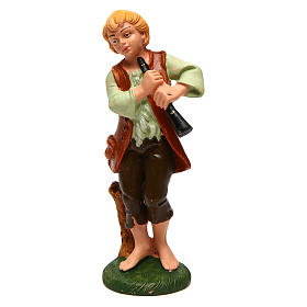 Uomo con piffero 12 cm presepe