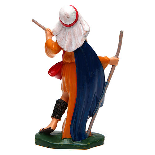 Homme avec canne 12 cm crèche 2