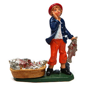 Uomo pescivendolo 10 cm presepe