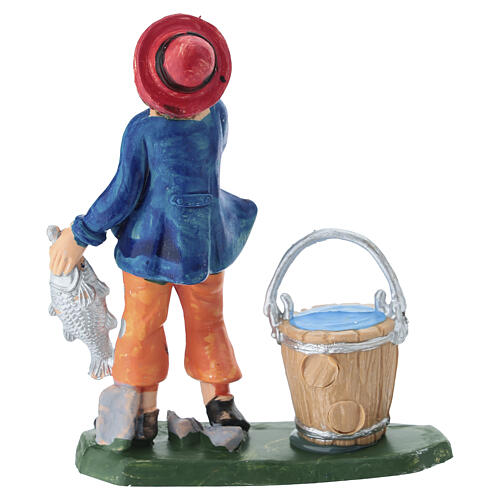 Fishmonger Man 10 cm nativity 4