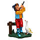 Musician with goose for Nativity Scene 12 cm s1