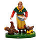Woman with chicken for Nativity Scene 12 cm s1
