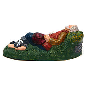 Uomo dormiente di 12 cm presepe
