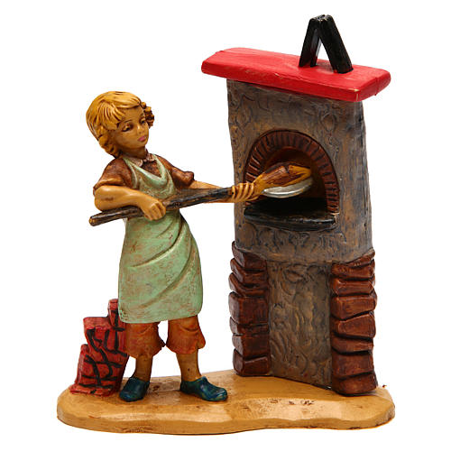 Man at the Oven 12 cm nativity 1