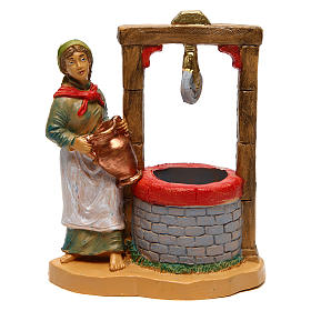 Donna al pozzo di 12 cm presepe