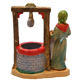 Donna al pozzo di 12 cm presepe