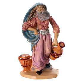 Woman with urns for Nativity Scene 10 cm