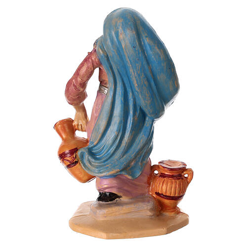 Woman with urns for Nativity Scene 10 cm 3