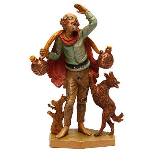 Man with dog for Nativity Scene 16 cm 1