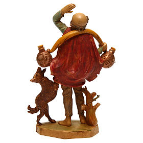 Uomo con cane 16 cm presepe